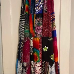 Bohemian Maxi Skirt…. Patchwork…. Hippie vibe